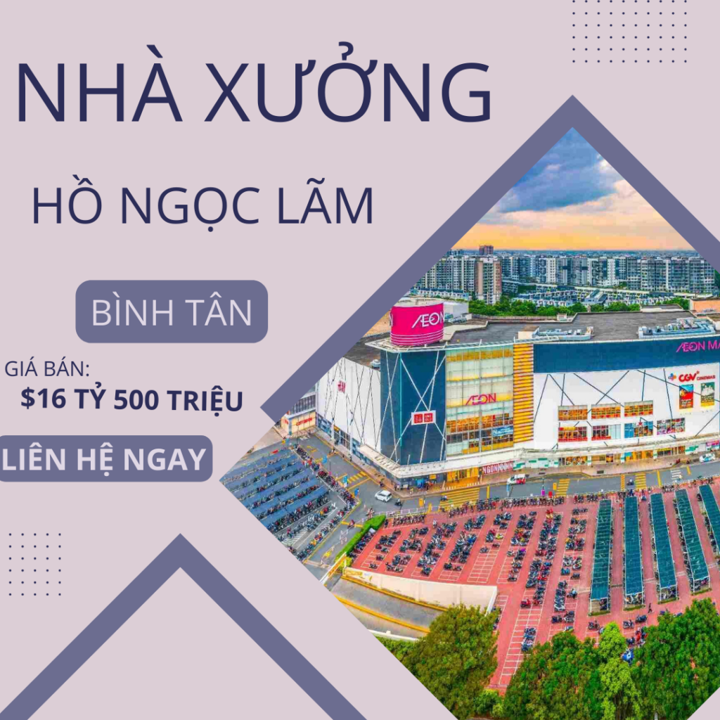 Cơ hội đầutư vàng – Bán nhà kho diện tích 400m² tại Bình Tân